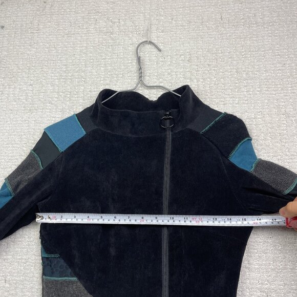 Y2K Myco Anna Jacket Women Size 1 Wool / Corduroy Patchwork Boho Artsy Hippie - Picture 7 of 15